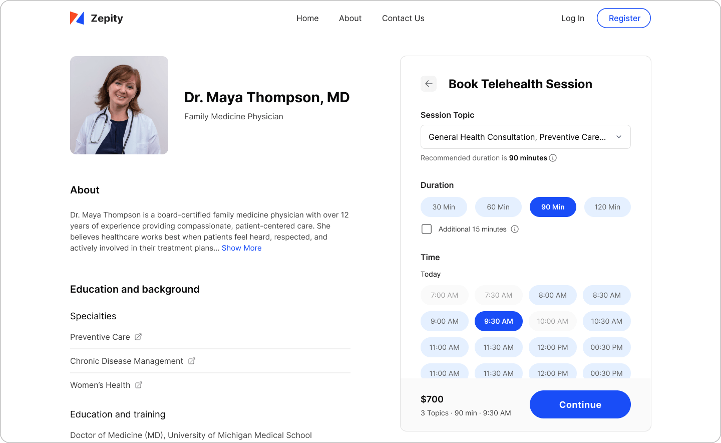 Booking and Scheduling