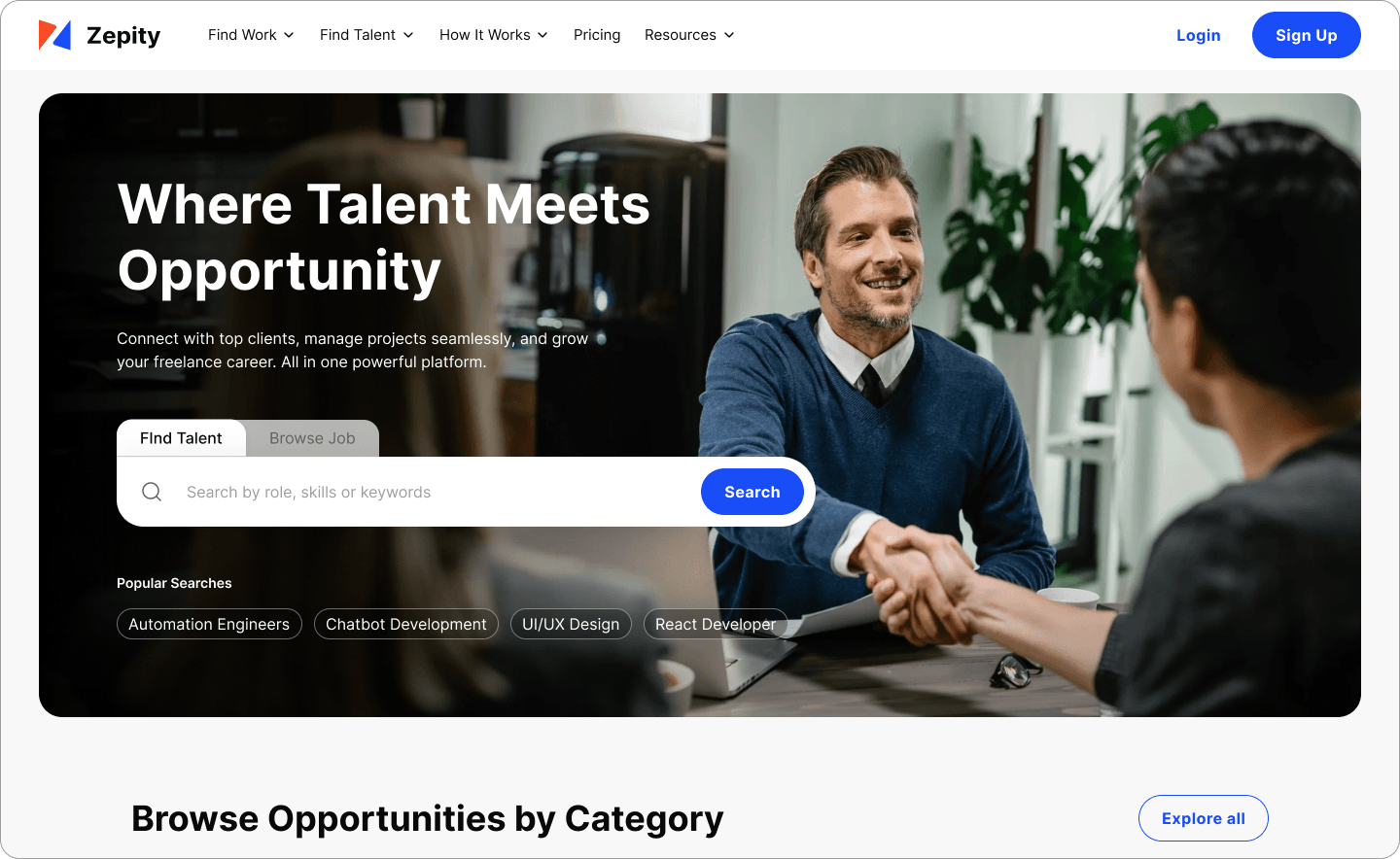 Marketplace for Services